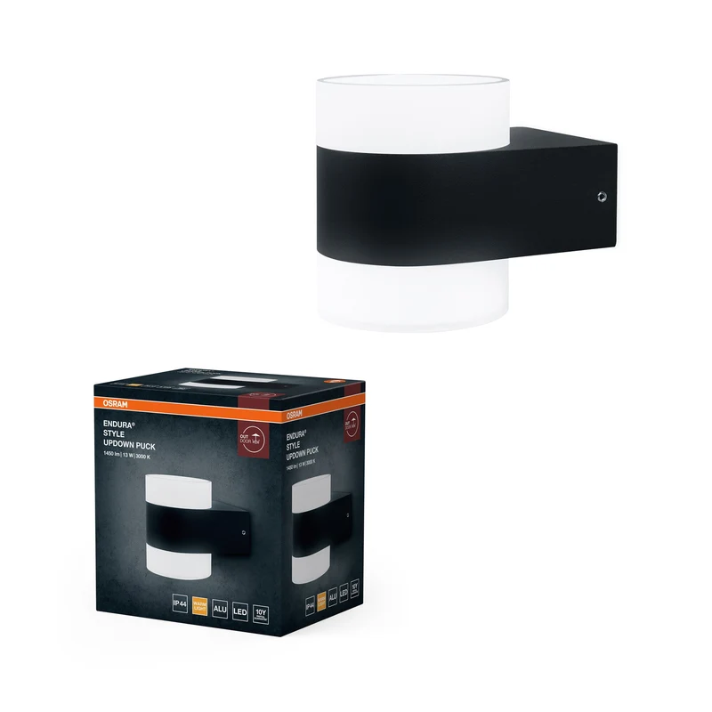 OSRAM ENDURA Style UpDown Puck Lampada da parete LED grigia