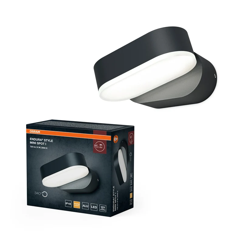 OSRAM ENDURA Style Mini-Faretto LED da parete per esterni