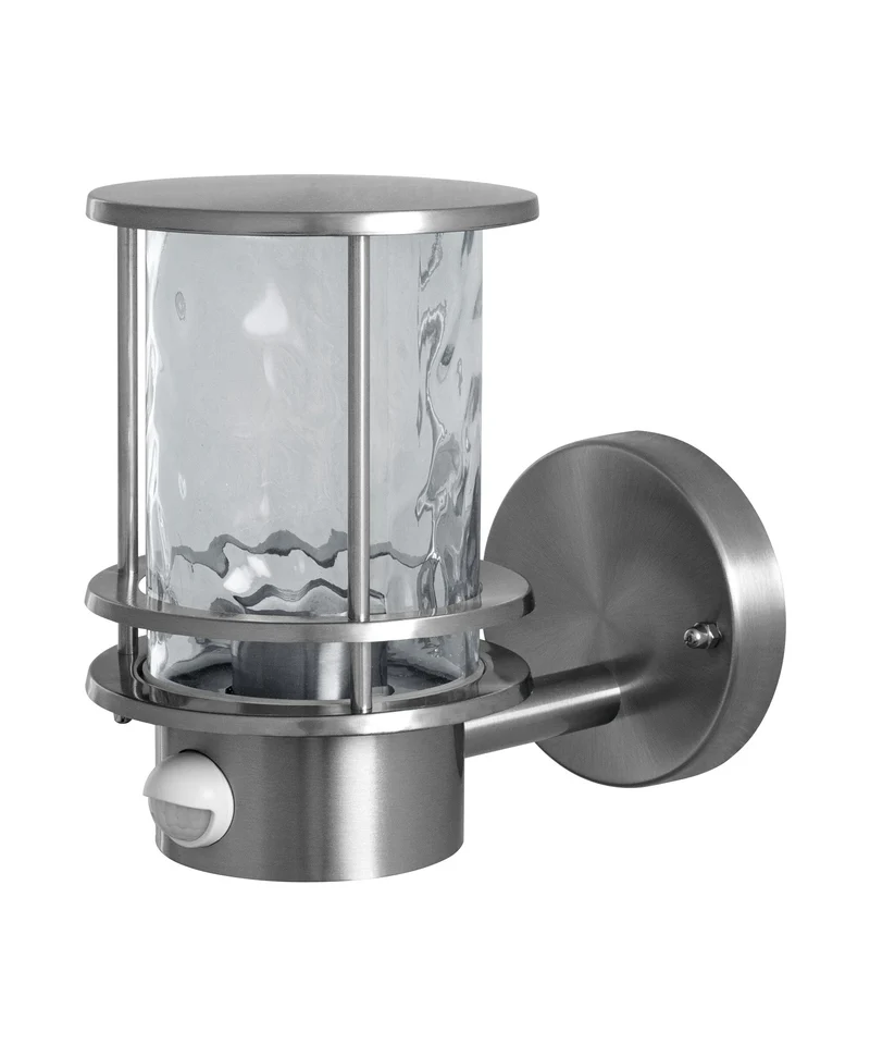 OSRAM ENDURA Classica lampada da esterno con sensore, acciaio, IP44