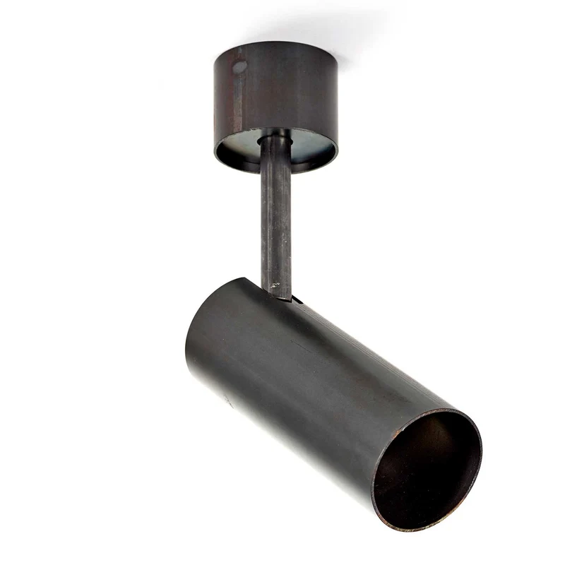 Sofisticato Nr.03 - Spot en acier bleui, style industriel