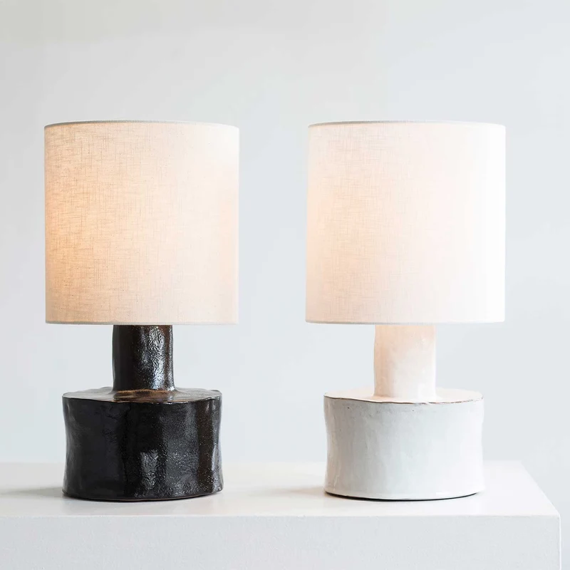 Catherine - Lampe à poser en grès