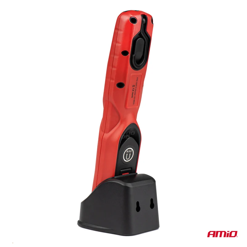 Torcia ricaricabile USB con stazione di ricarica