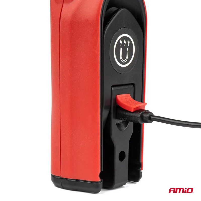 Torcia ricaricabile USB con stazione di ricarica