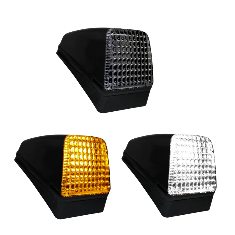 Luce di posizione a LED bicolore stile Volvo sul tetto con lente scura
