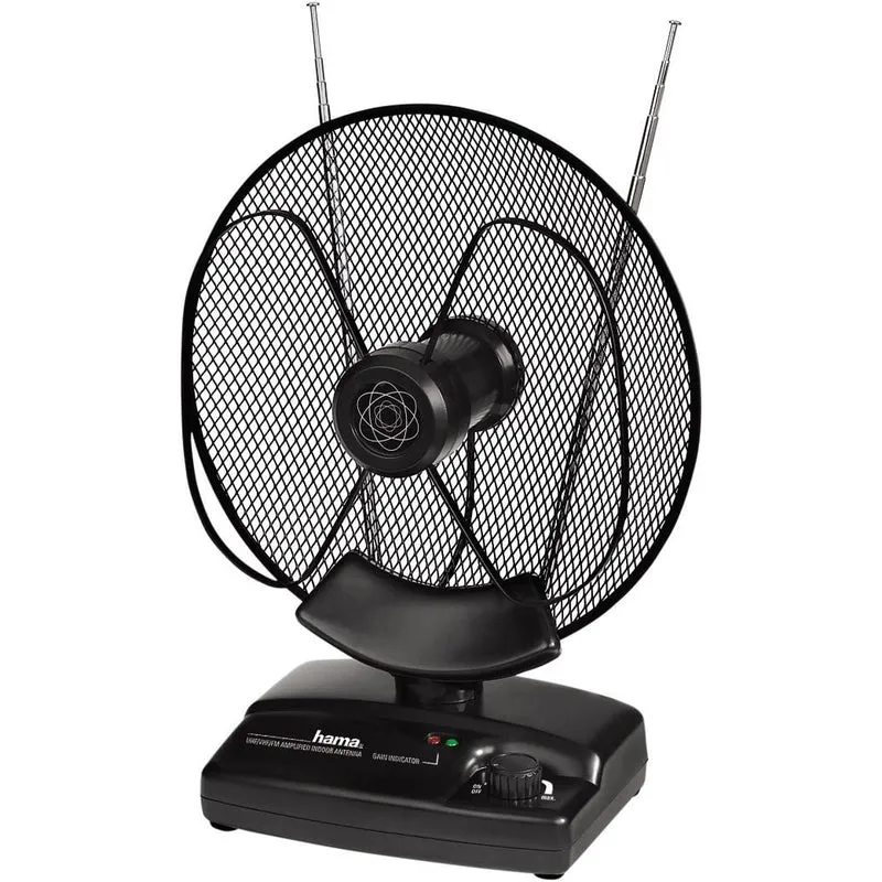 Antenna DVB-T1 / DVB-T2 amplificata da interno e radio FM 58.0497.20