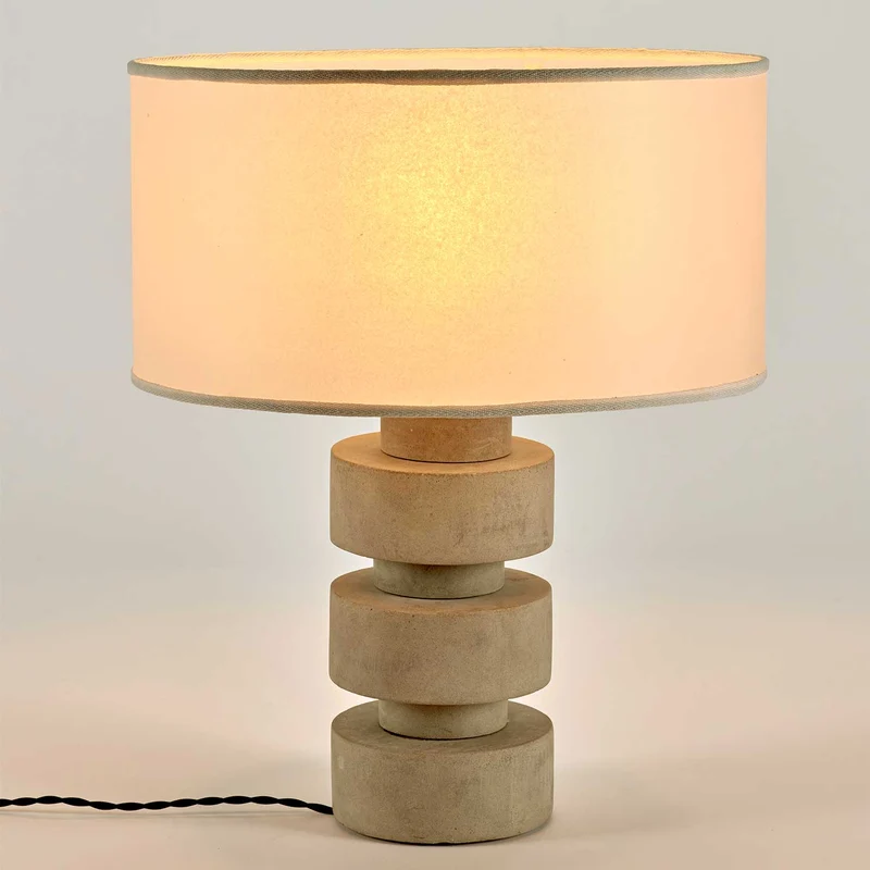 Disc - Lampe à poser en béton