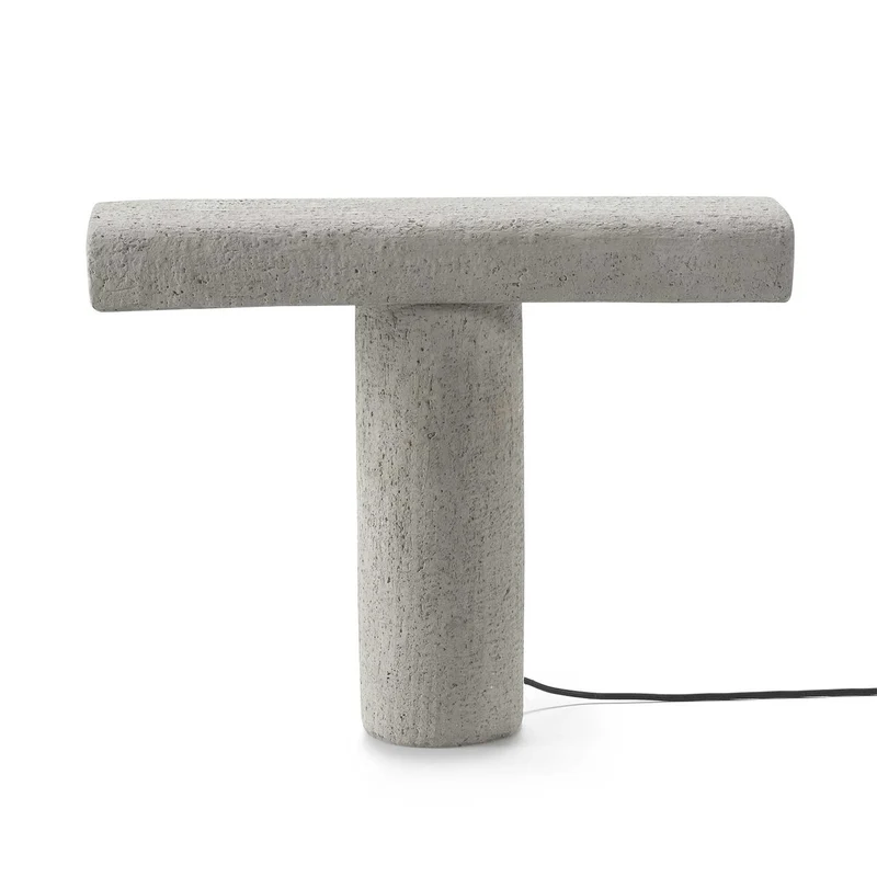 Fck - Lampe à poser en béton et aluminium, style industriel