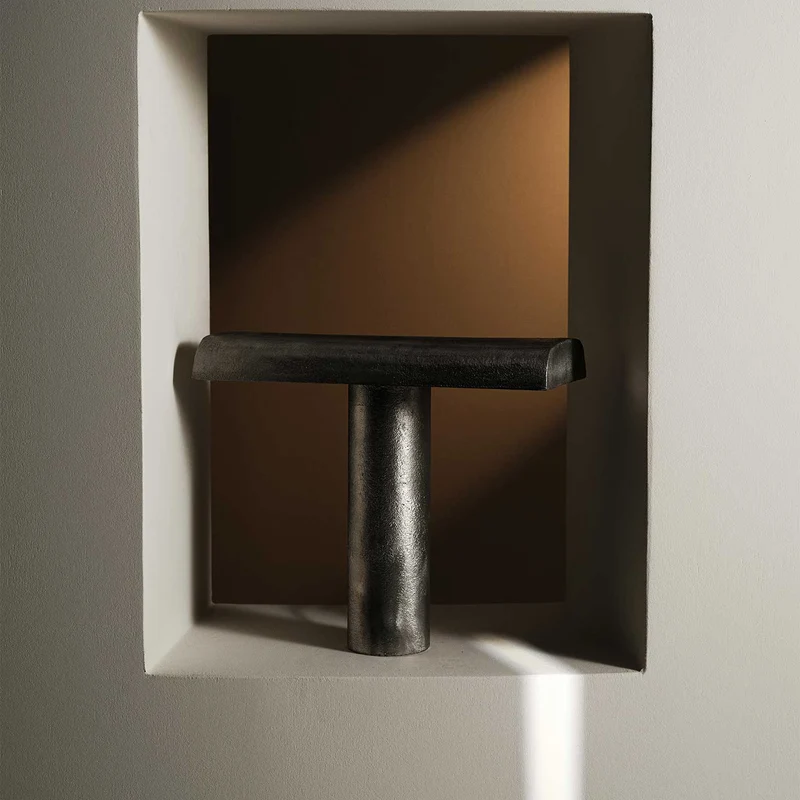 Fck - Lampe à poser en béton et aluminium, style industriel