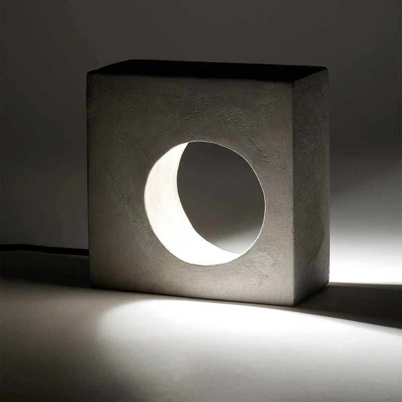 Flastaire - Lampe à poser en béton