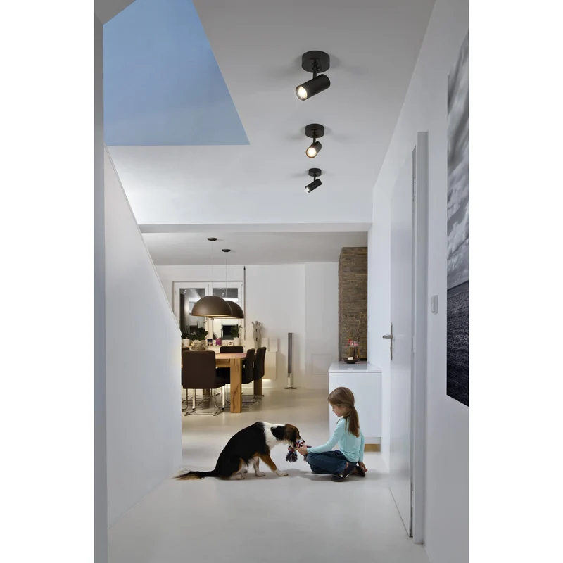 OSRAM TRACKLIGHT Stazione base per testa lampada, nero