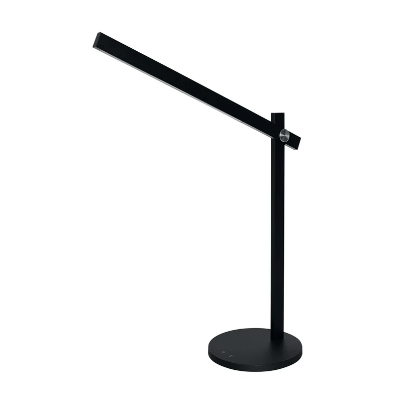 OSRAM Panan Alu Lampada da tavolo, nera, alluminio, dimmerabile