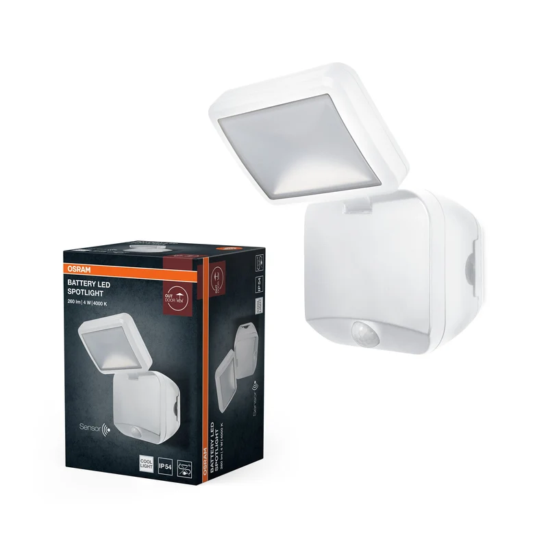 OSRAM Battery Spotlight, lampada esterna, bianca, 4W, 4000K