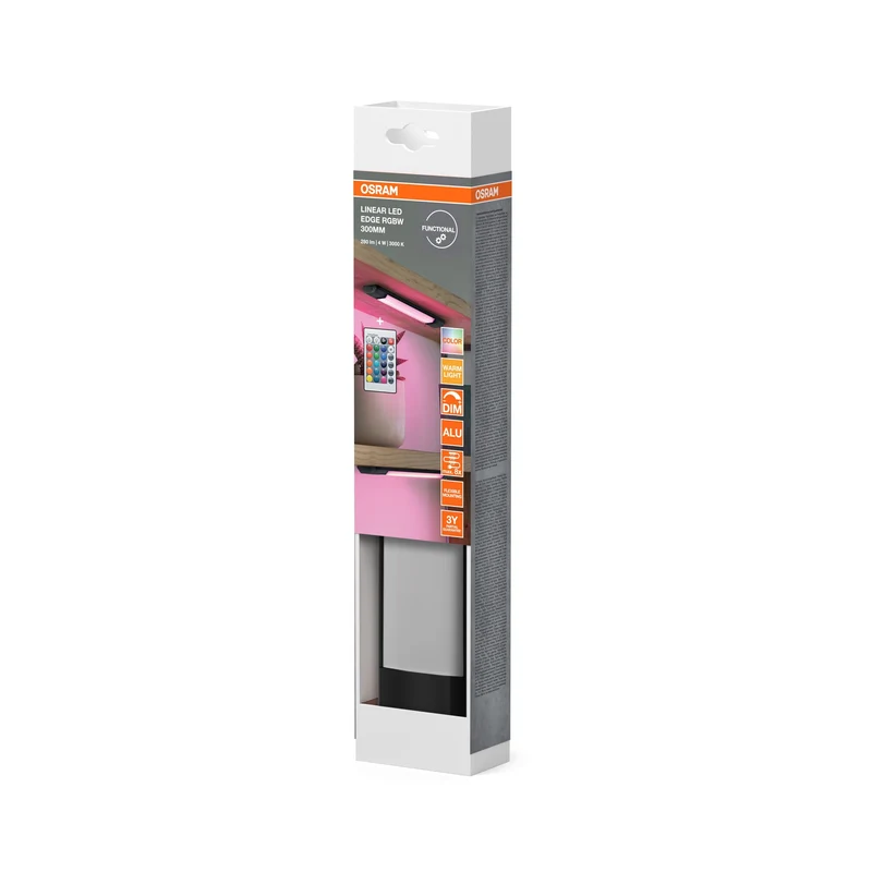 OSRAM Linear Edge Sensor 30cm 4W RGBW DIM nero