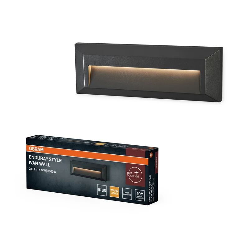 OSRAM ENDURA STYLE IVAN WALL Illuminazione esterna, 1,9W, 85lm