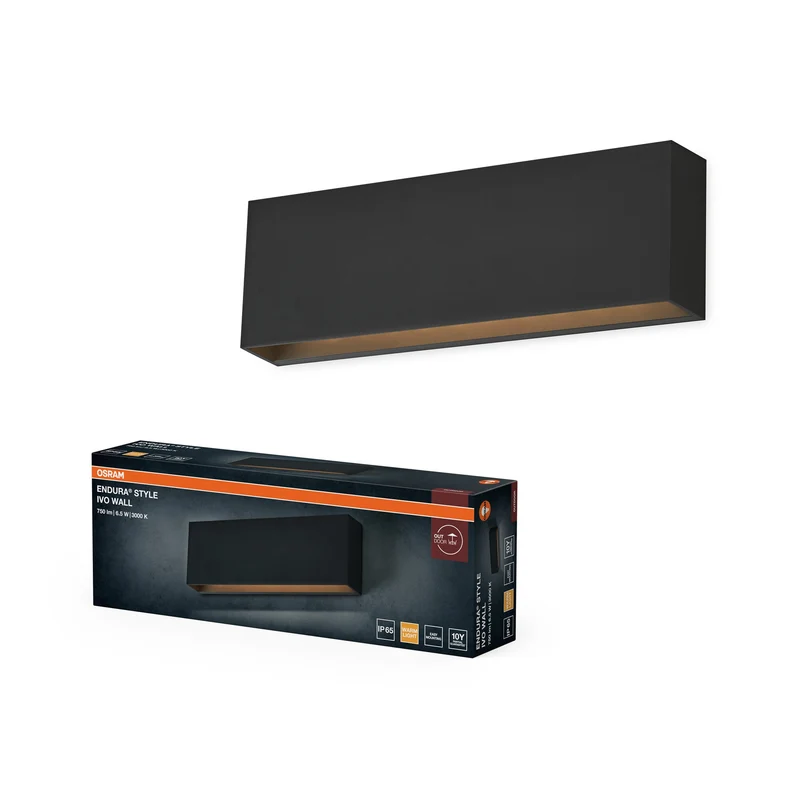 OSRAM ENDURA STYLE IVO WALL Illuminazione esterna, 6,5W, 400lm