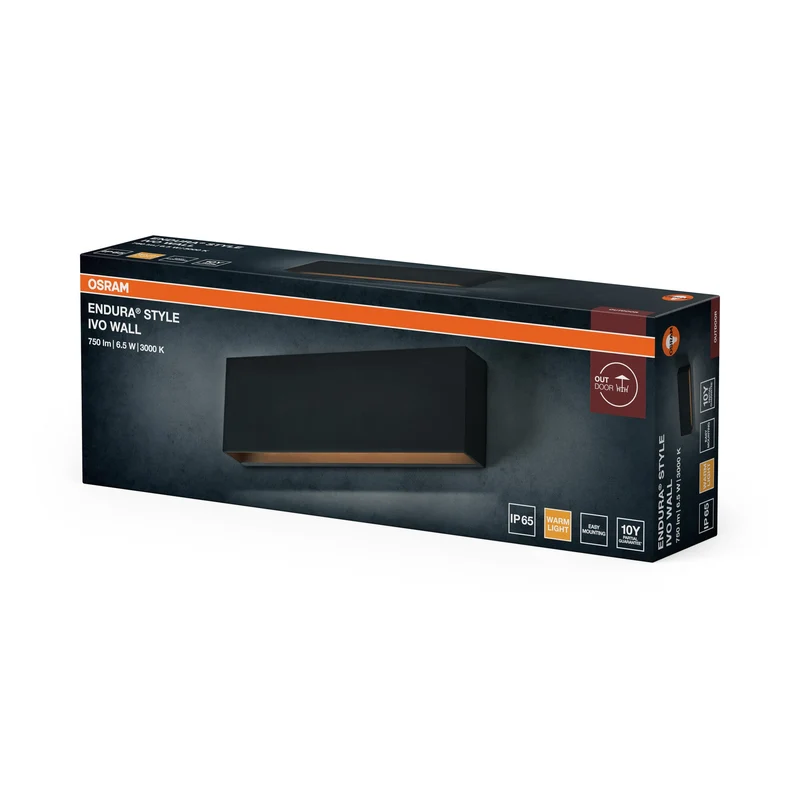 OSRAM ENDURA STYLE IVO WALL Illuminazione esterna, 6,5W, 400lm