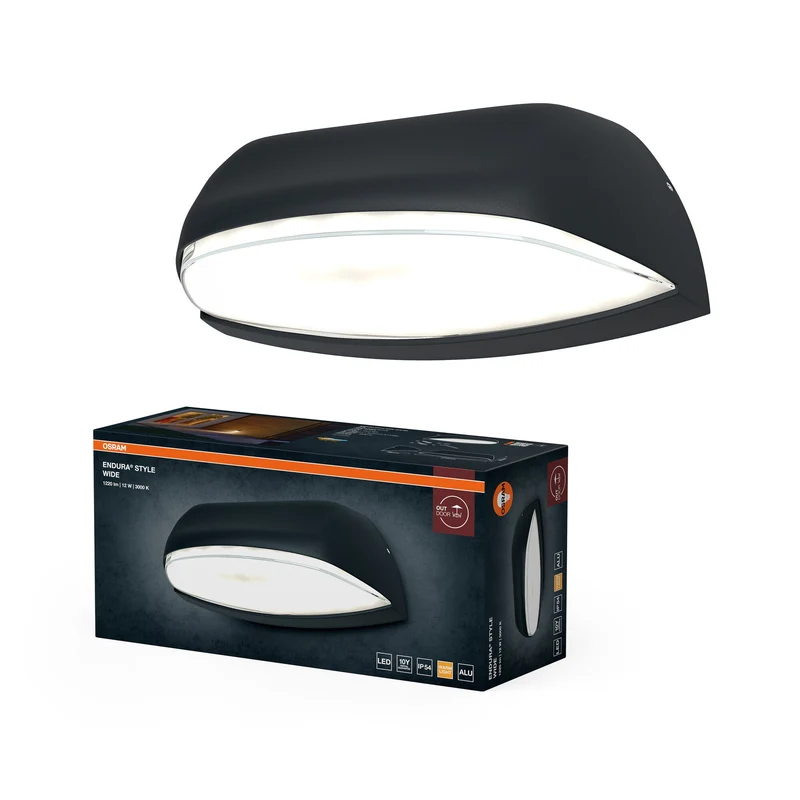 OSRAM ENDURA Style Wide Lampada LED per esterni grigio scuro