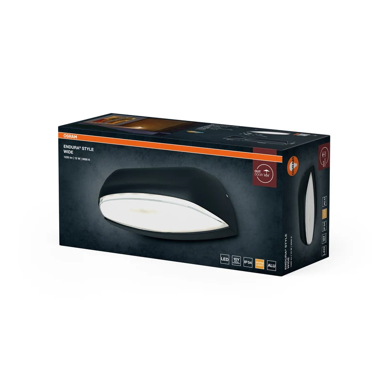 OSRAM ENDURA Style Wide Lampada LED per esterni grigio scuro