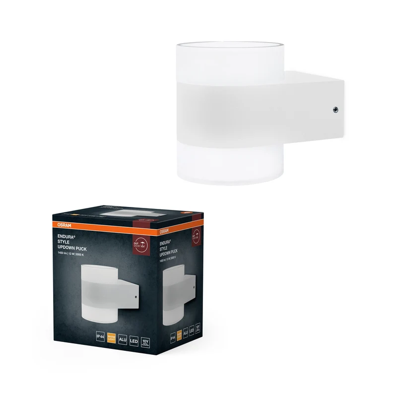 OSRAM ENDURA Style UpDown Puck Lampada da parete LED bianca