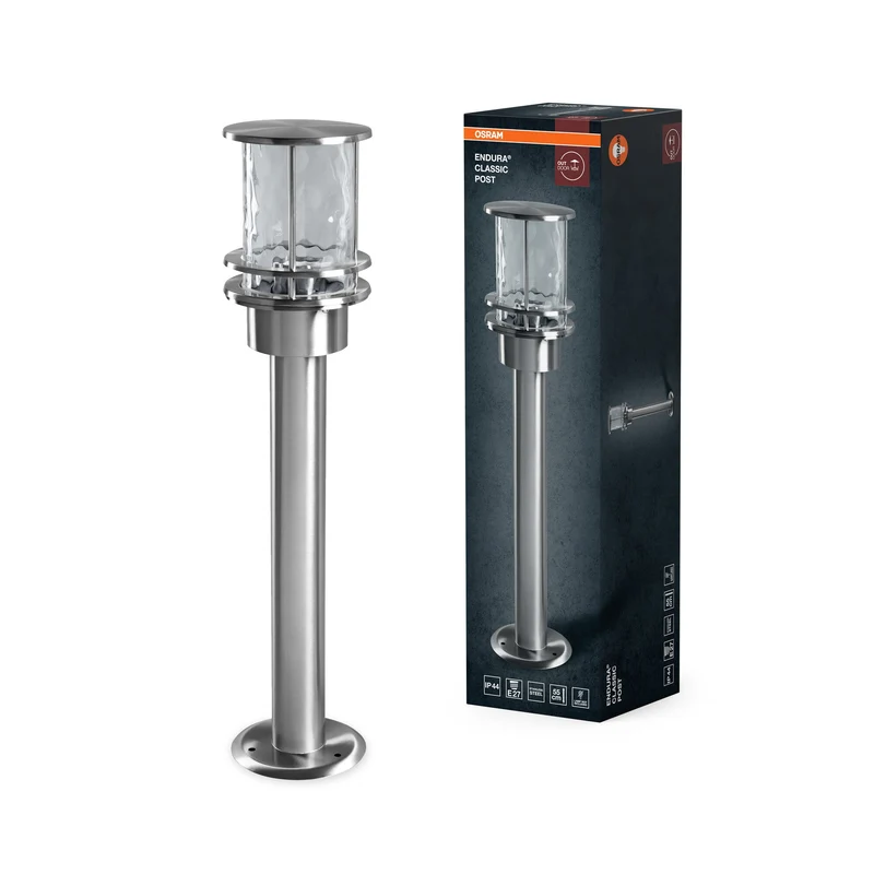 OSRAM ENDURA Classica lampada da esterno 55cm in acciaio inox
