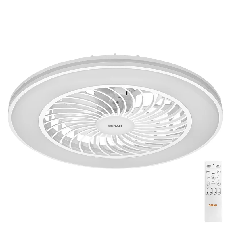 Ventilatore da soffitto LED OSRAM Bayamo, Bianco, 58W, 590 mm, controllo RGB