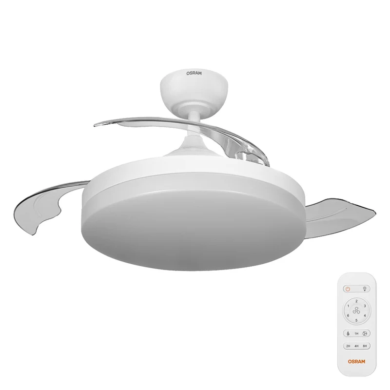 Ventilatore da soffitto LED OSRAM Brisote, Bianco, 1060mm, 66W, 3000/4000/6500 K, CCT