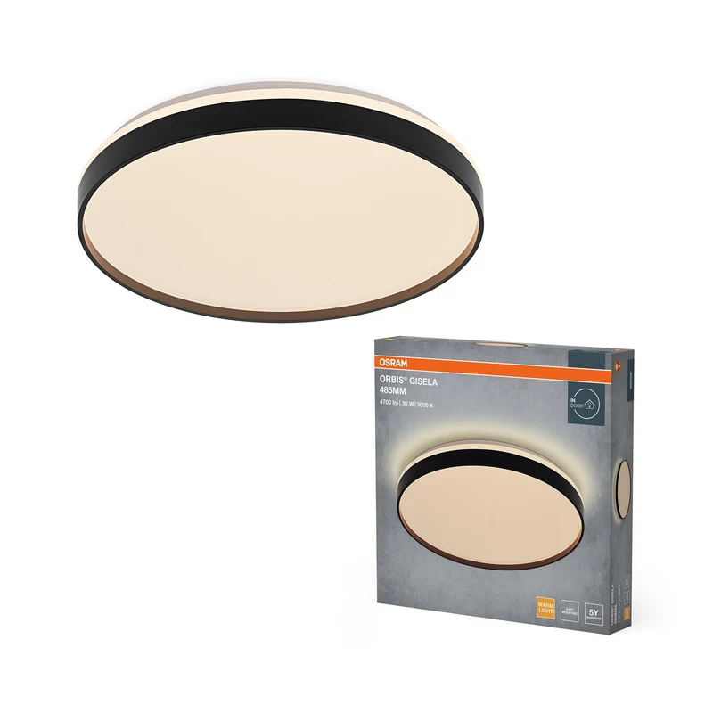 OSRAM Orbis Gisela 485 mm 36W 830 Nero