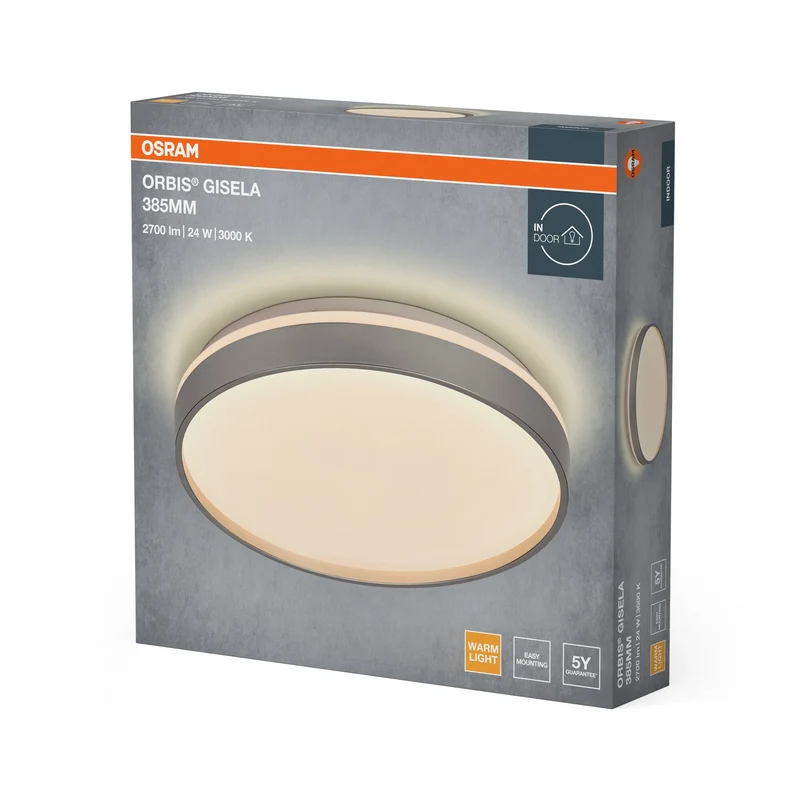 OSRAM Orbis Gisela 385 mm 24W 830 Argento