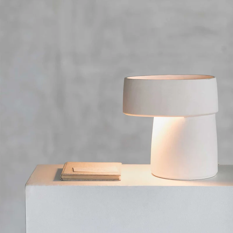 Romé - Lampe à poser en grès