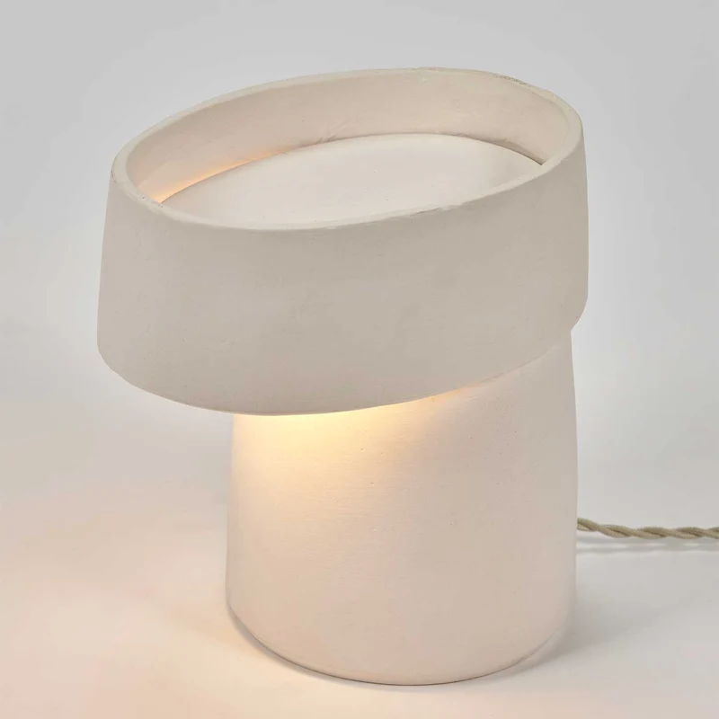 Romé - Lampe à poser en grès