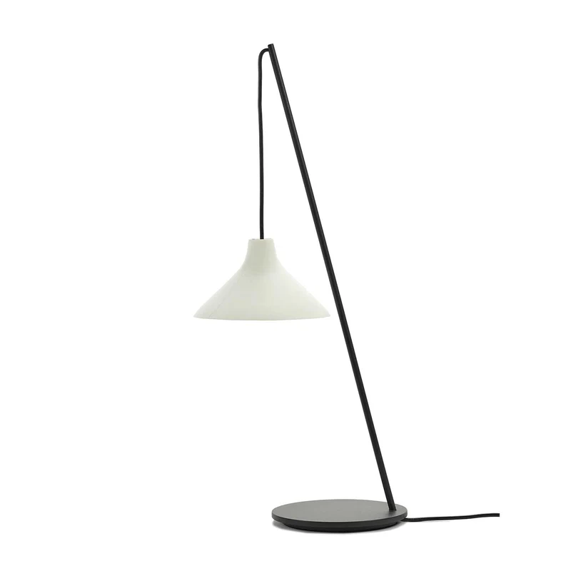 Seam - Lampe à poser en acier et porcelaine