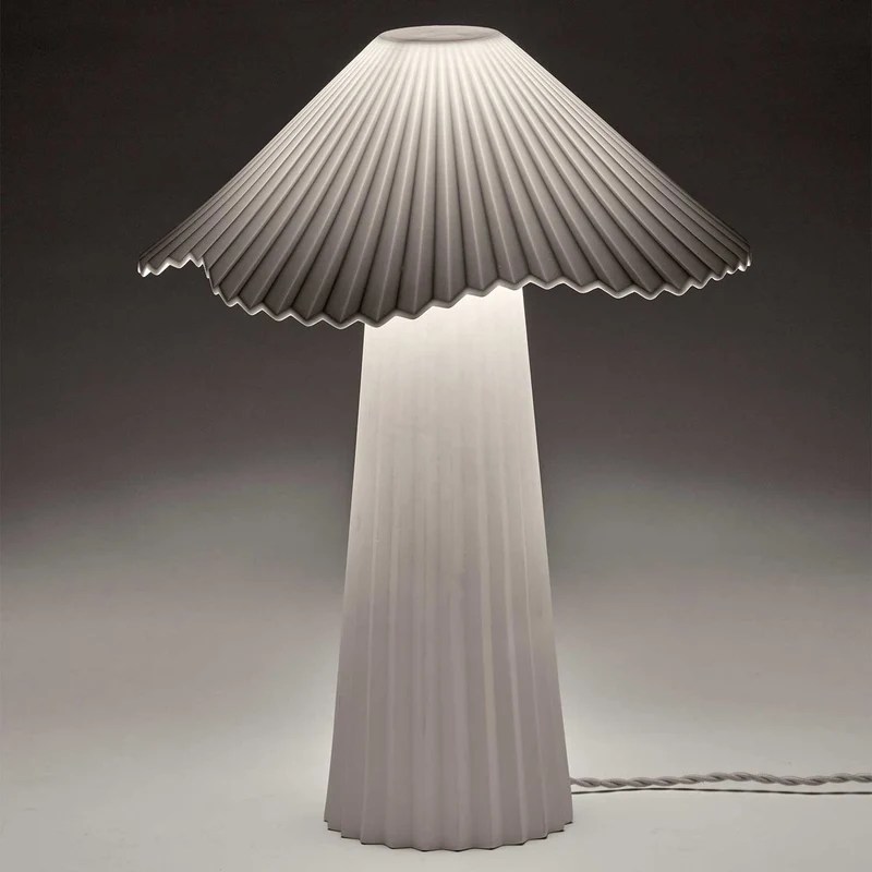 Uala - Lampe à poser en porcelaine fine
