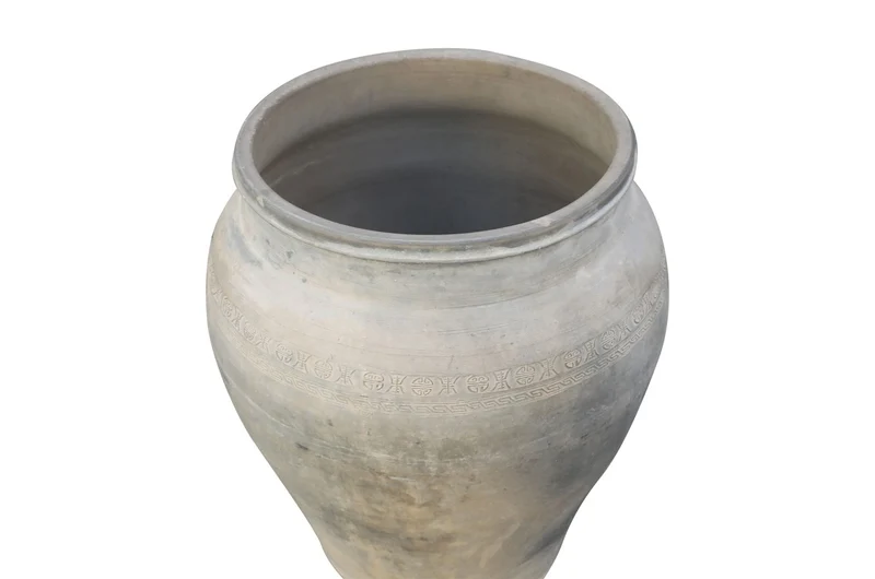 Casa Padrino Luxus Vase Terrakottafarben 53 x 53 x H. 62 cm - Große Bodenvase aus Terrakotta im Stil alter Tongefäße - Luxus Deko Accessoires