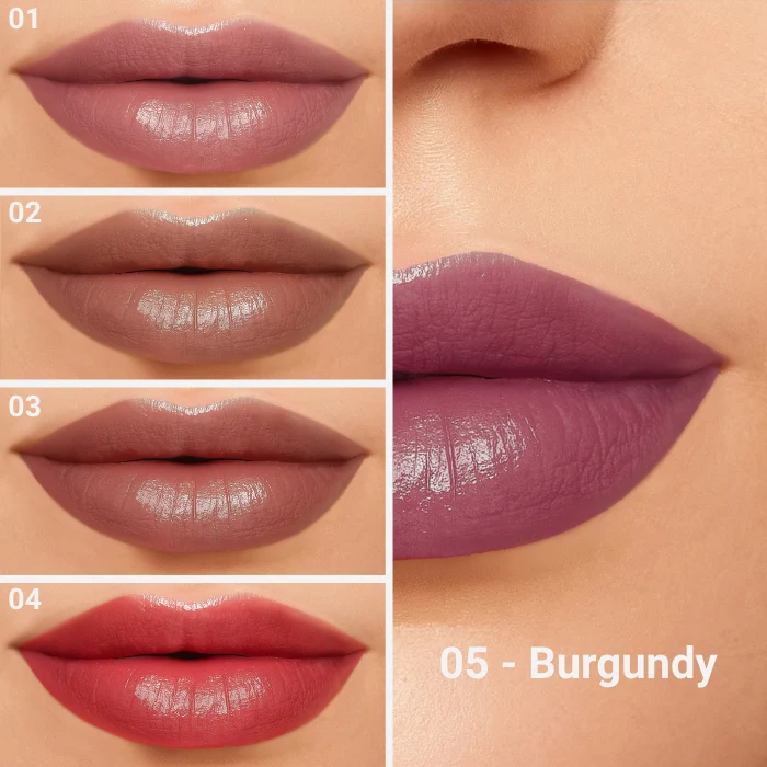 Rossetto Idratante Effetto Gloss 5 - Burgundy