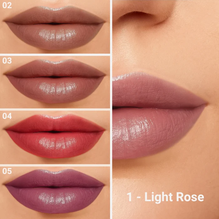 Rossetto Idratante Effetto Gloss 1 - Light Rose