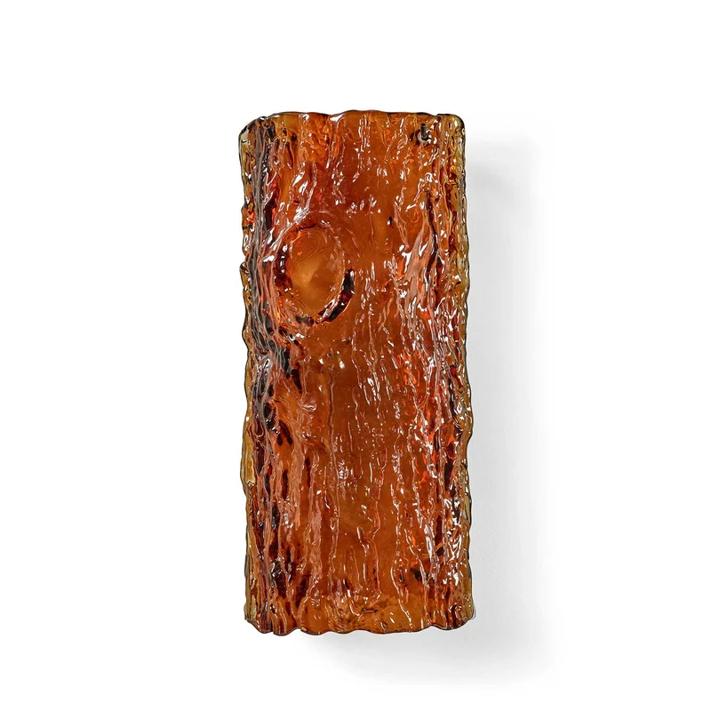 Oak 02 - Applique murale en verre et acier