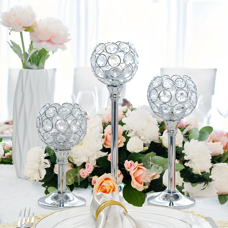 CrystalGlow™ Candle Holder