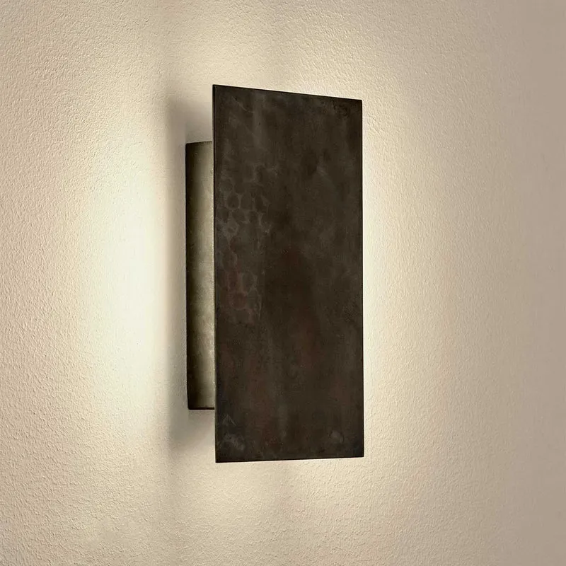 Sofisticato Nr.40 - Applique murale LED en acier bleui, style industriel