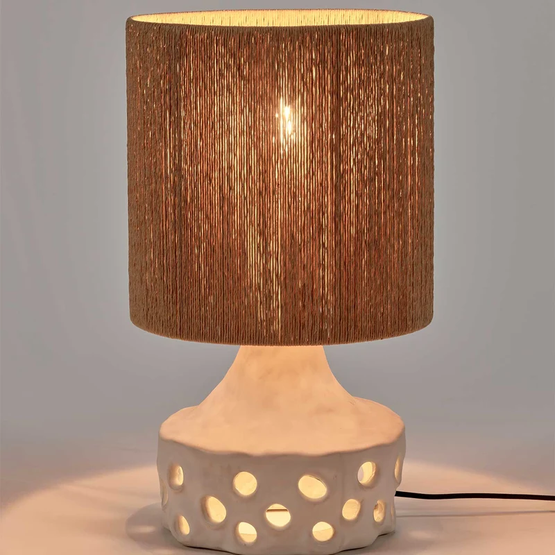 Oya 02 - Lampe à poser en grès