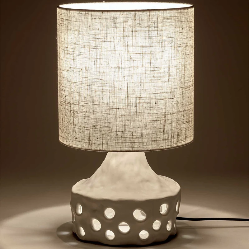 Oya 02 - Lampe à poser en grès