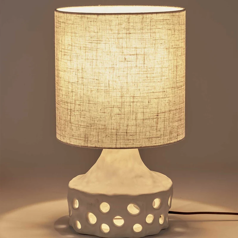 Oya 02 - Lampe à poser en grès