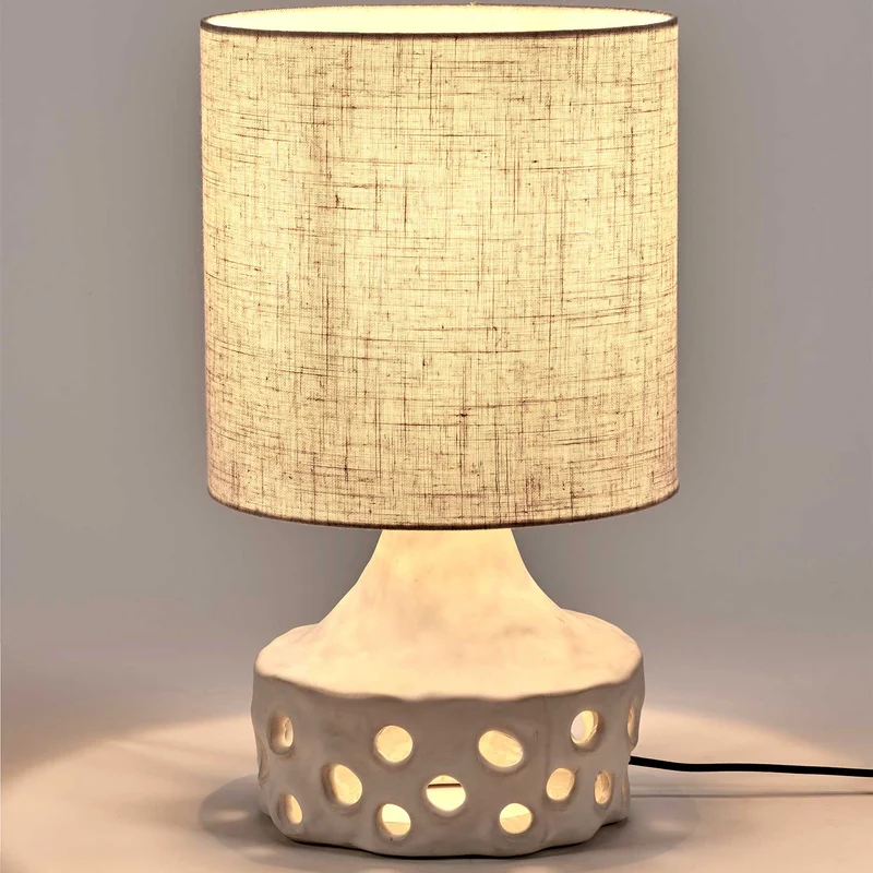 Oya 02 - Lampe à poser en grès