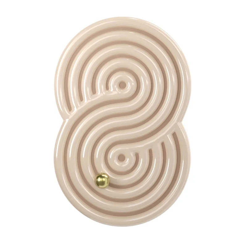 Rock Garden - Applique murale LED rétroéclairée en céramique, style contemporain