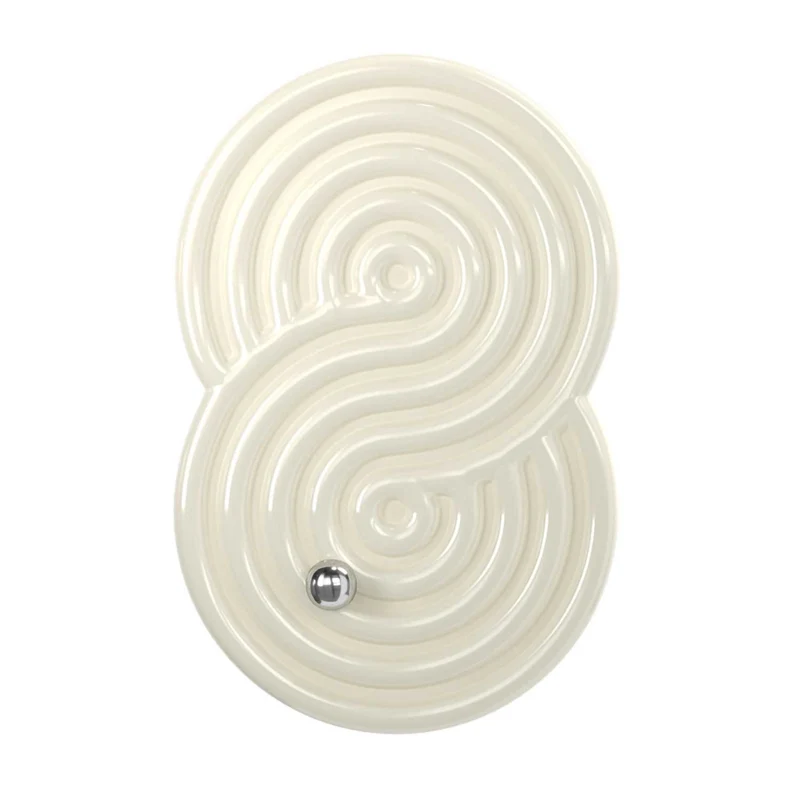 Rock Garden - Applique murale LED rétroéclairée en céramique, style contemporain