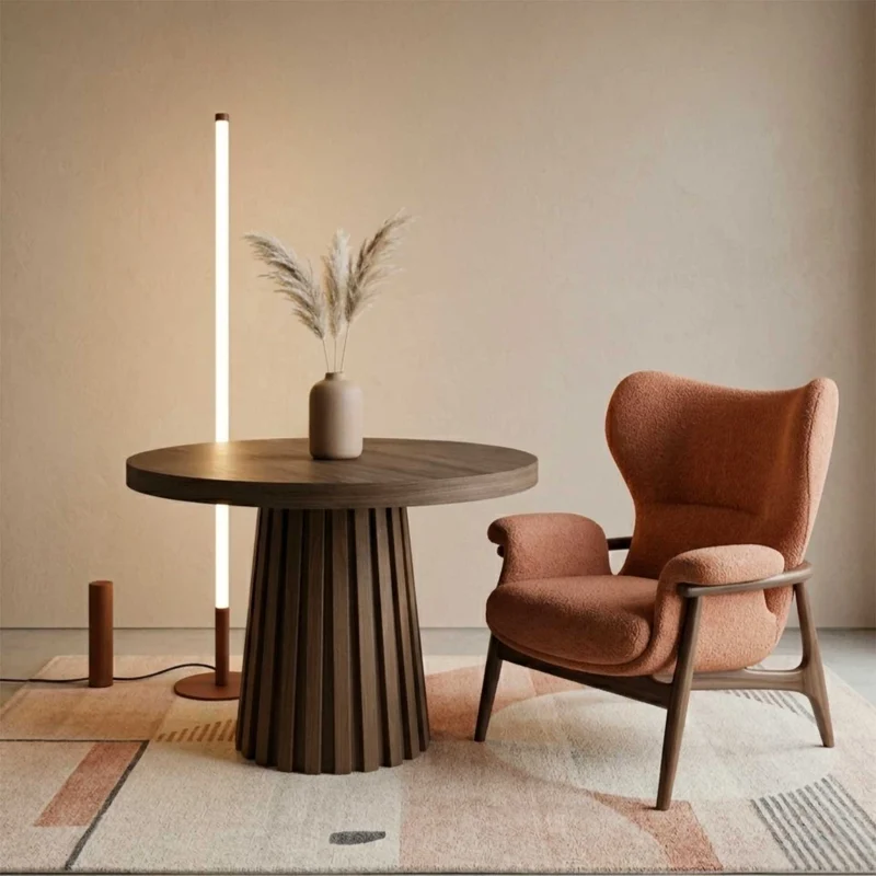Lynx - Lampadaire LED minimaliste en acier, 150 cm