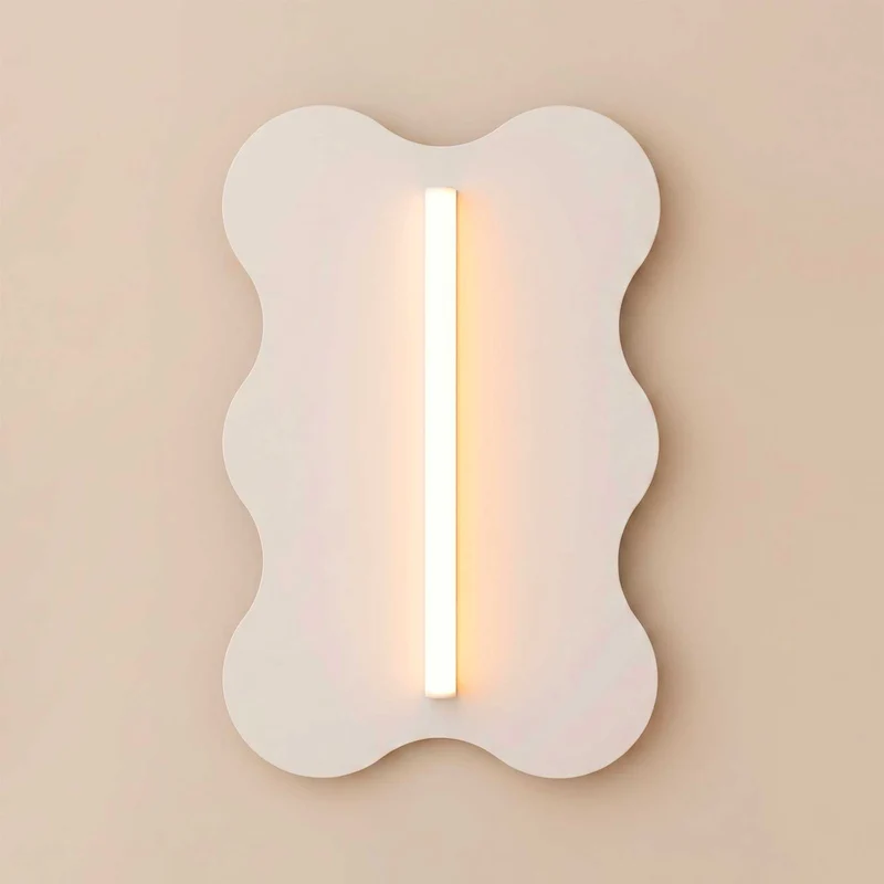 Tureis - Applique murale contemporaine en acier pour ampoule S14d