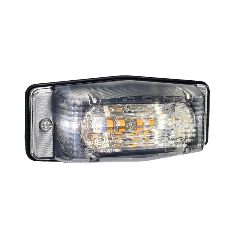 Lampada a LED a doppio bruciatore con lente trasparente / doppio colore