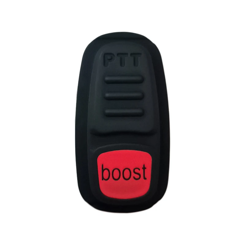 Tasto di ricambio per Midland G7 PRO, pulsante PTT sostitutivo per ricetrasmittente, tasto boost in gomma nero e rosso