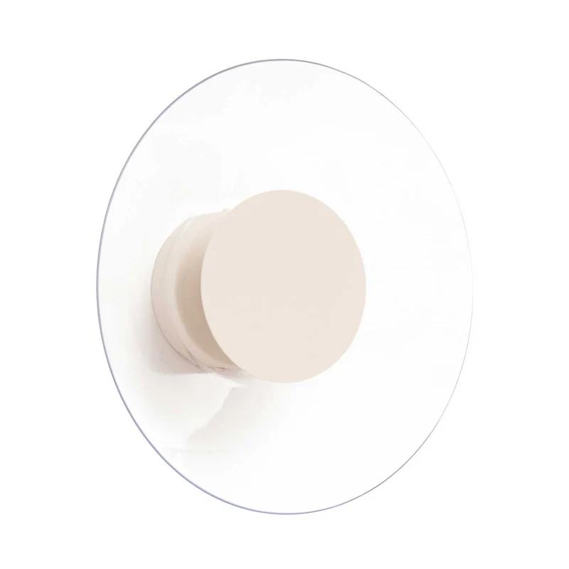 Lyre - Applique murale LED contemporaine en acier et verre