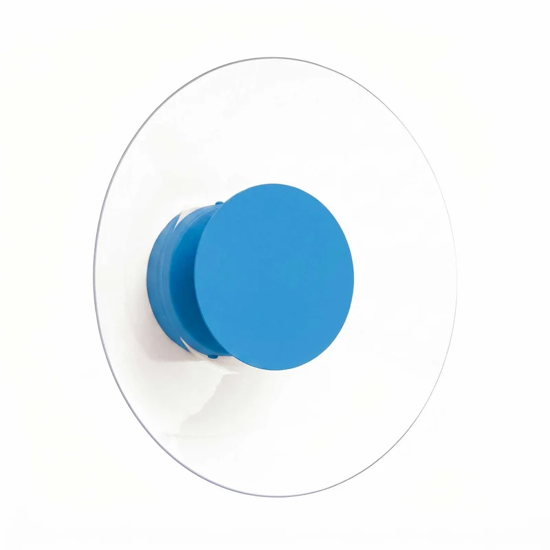 Lyre - Applique murale LED contemporaine en acier et verre